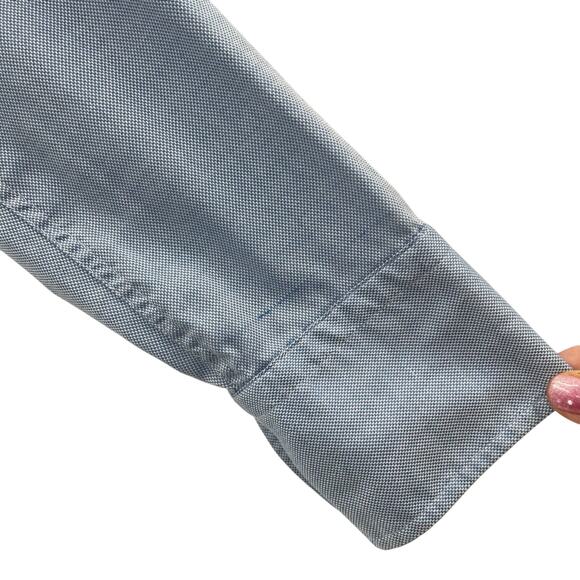 Boss Men’s Slim Fit 100% Cotton Light Blue Button Up Shirt Classic Size Small - Picture 4 of 11